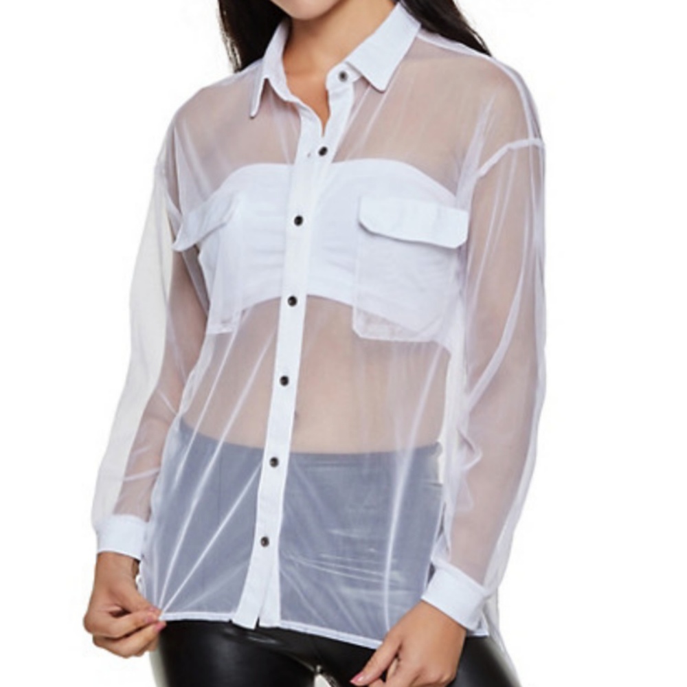 XPOSED Mesh Button up (more colors)